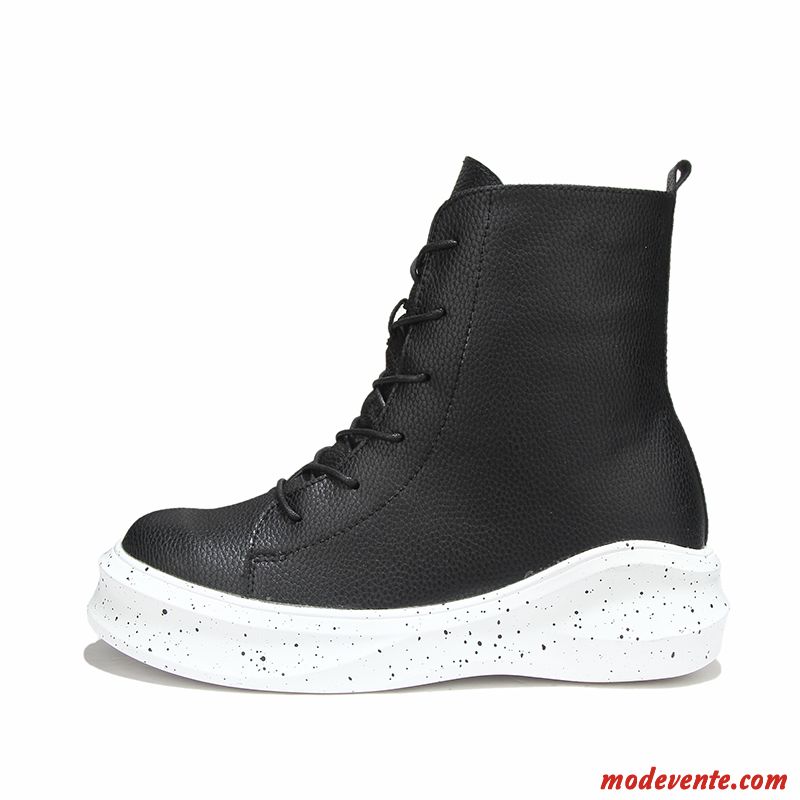 Chaussures Soldes Homme Bottes Noir Palegoldenrod Mc22266