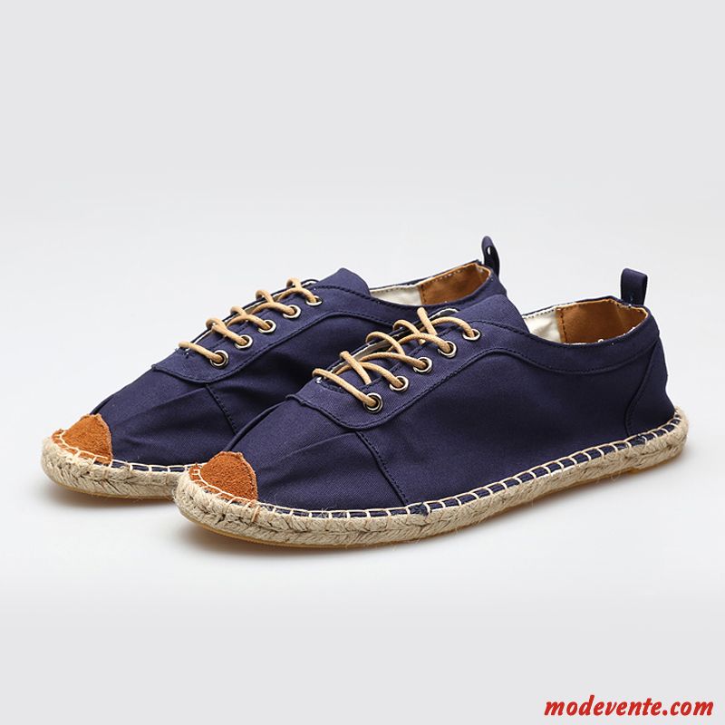 Chaussures Toile Homme Espagnoles Bleu Ciel Blanc Mc21970