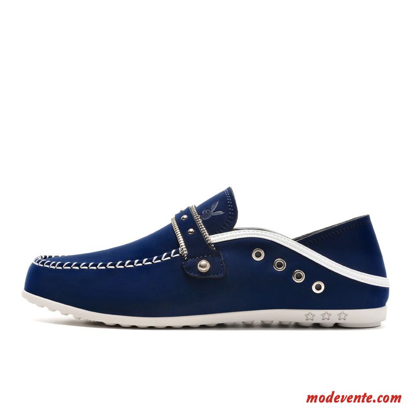 Les Chaussures De Ville Hommes Vin Rouge Bleu Royal Mc24023