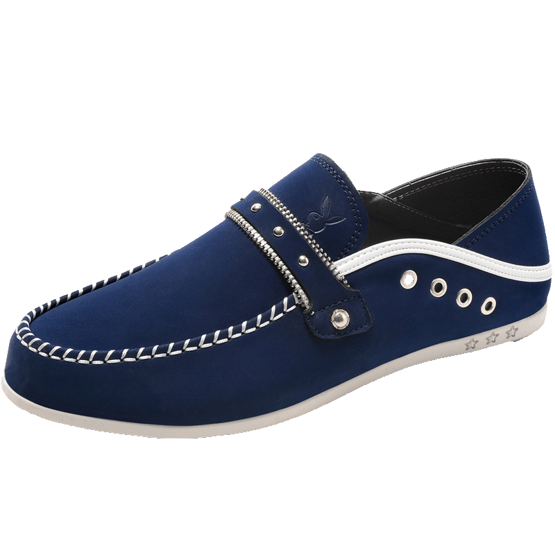 Les Chaussures De Ville Hommes Vin Rouge Bleu Royal Mc24023