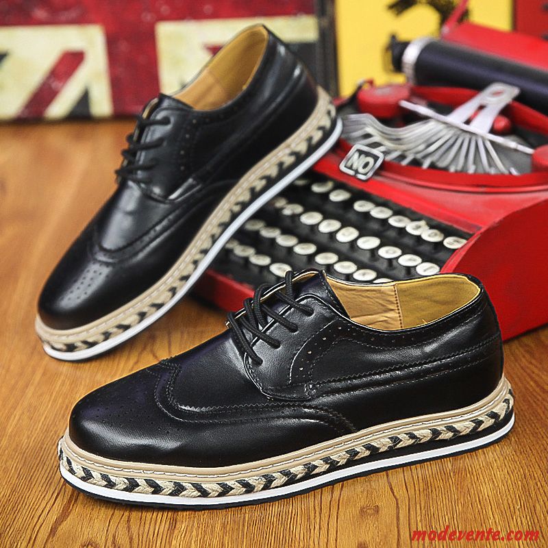 Magasin Chaussure De Ville Homme Tout Noir Pierre Mc24210