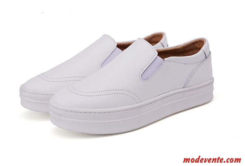 Mocassin Blanc Femme Lilas Blé Mc26836