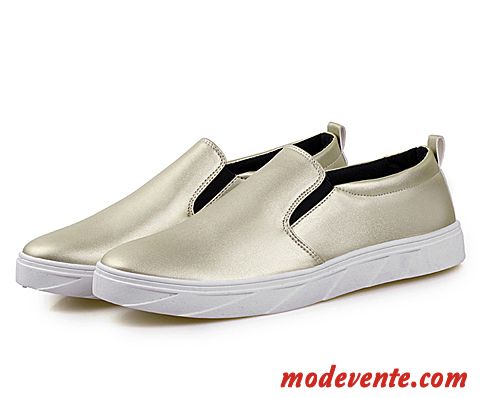 Mocassin Cuir Homme Violet Lavande Mc22796