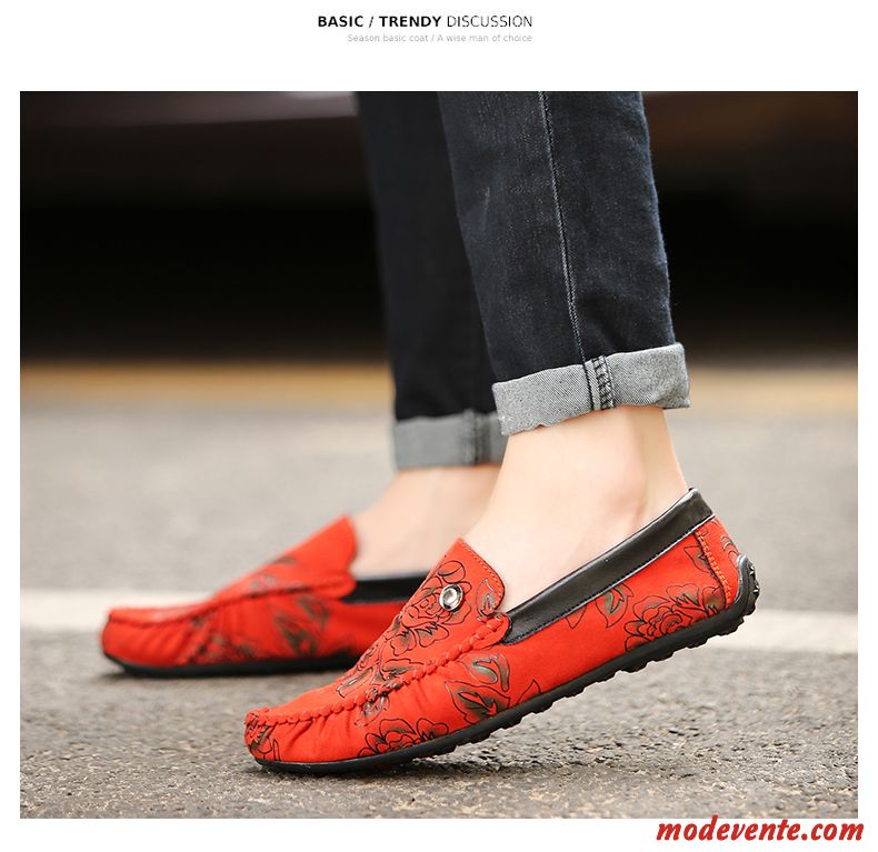 Mocassin Cuir Noir Homme Rosybrown Marron Mc23763