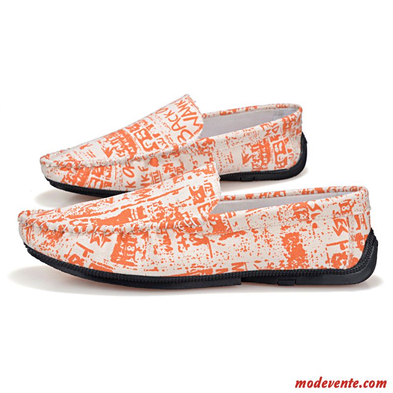 Mocassin De Marque Homme Marron Bleu Cobalt Mc23610