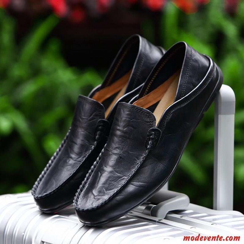 Mocassin Fashion Homme Rouge Argent Mc23606