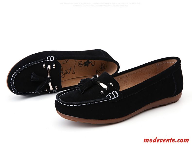 Mocassin Femme Grande Taille Blanc D'huître Violet Mc27023