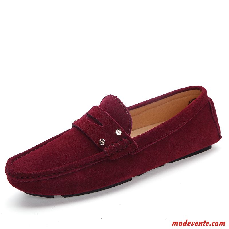 Mocassin Homme Argenté Marron Tout Noir Mc23689