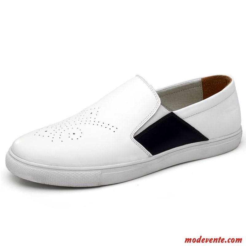 Mocassin Homme Blanc Pas Cher Écarlate Jaune Mc22589