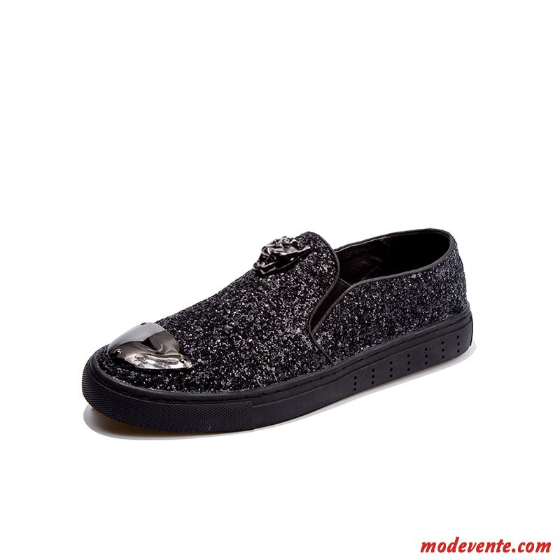 Mocassin Homme Luxe Vente Sandybrown Bleu Royal Mc22590