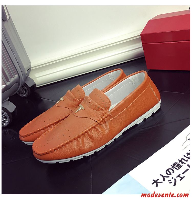 Mocassin Homme Noir Pas Cher Kaki Rouge Mc23649