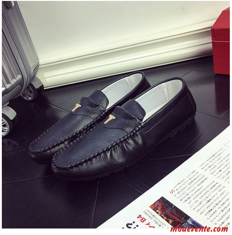 Mocassin Homme Noir Pas Cher Kaki Rouge Mc23649