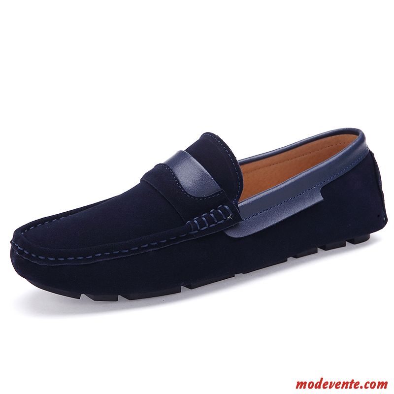Mocassin Homme Noir Vernis Bleu Turquoise Beige Sable Mc23642