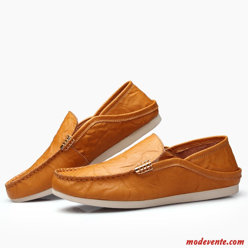 Mocassin Loafer Homme Mode Soldes Peachpuff Olive Verte Mc23682