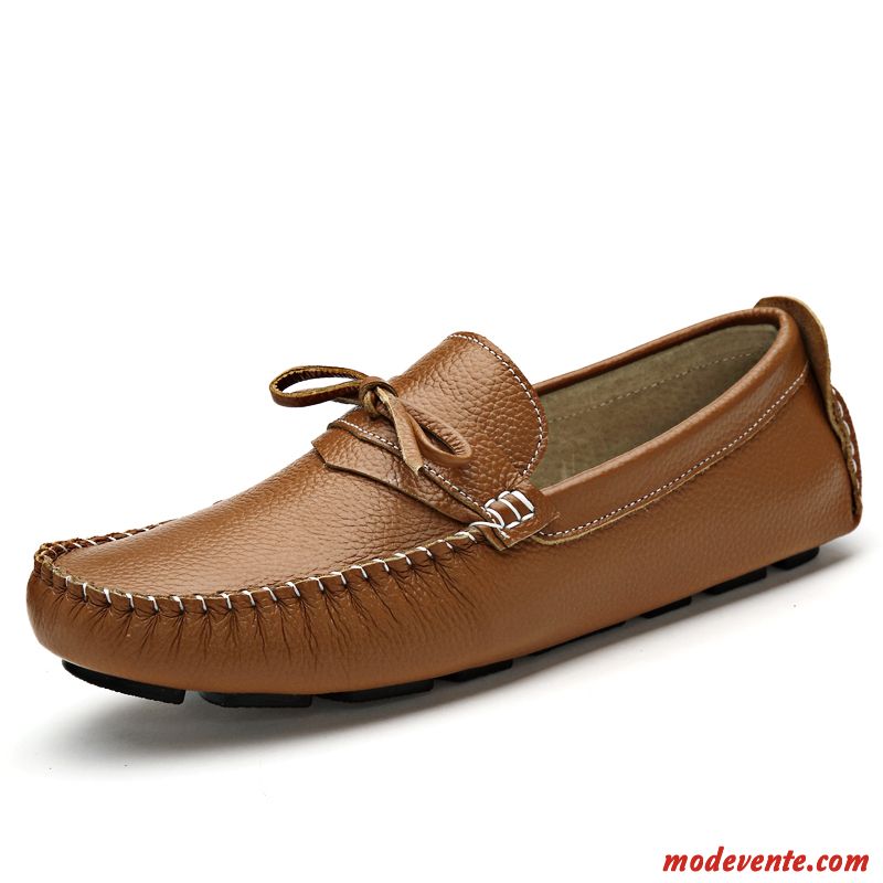 Mocassin Marron Homme Vente Turquoise Marron Mc23601