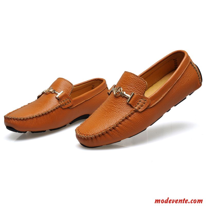 Mocassin Noir Et Blanc Homme Soldes Beige Gris Mc23668