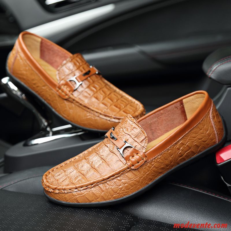 Mocassin Pas Cher Homme Bleu Aigue-marine Ambre Mc23599