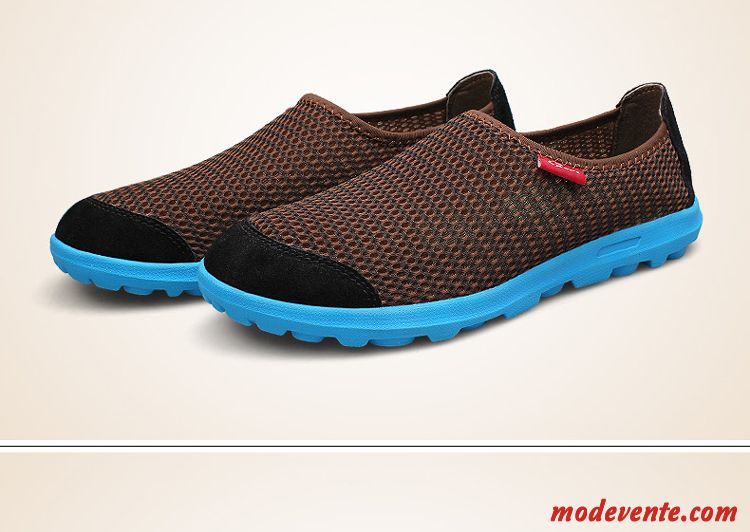 Mocassin Pas Cher Homme Chameau Rose Saumon Mc23598