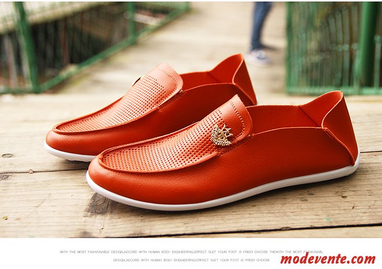 Mocassins Blanc Pour Homme Sandybrown Kaki Mc23661
