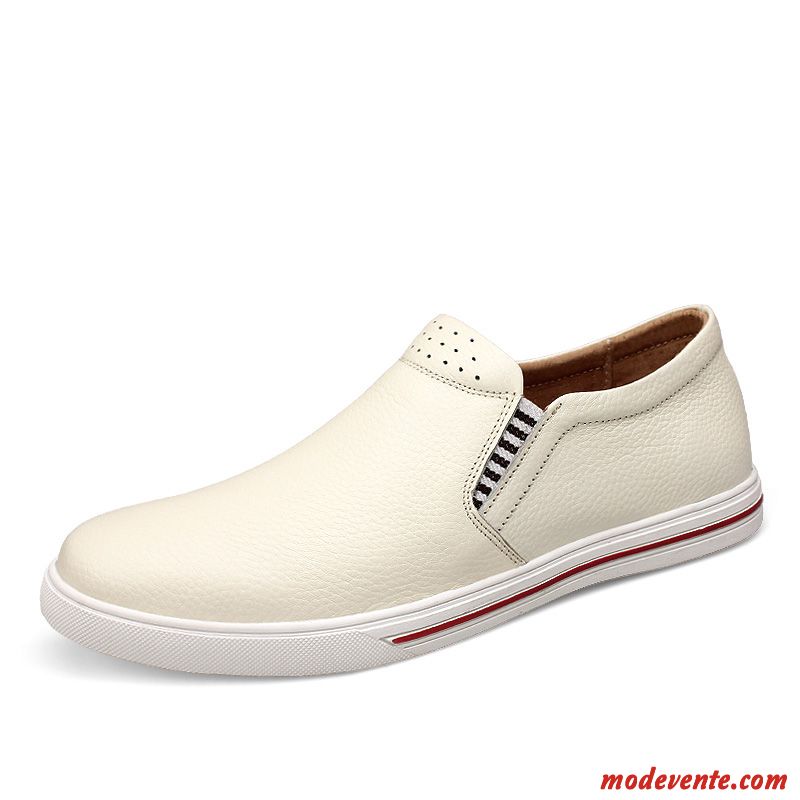 Mocassins De Vente De Chaussures Blanc Neigeux Seashell Mc22840