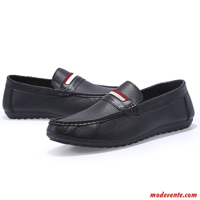 Mocassins Sandales Pas Cher Marron Gris Charbon Mc23645