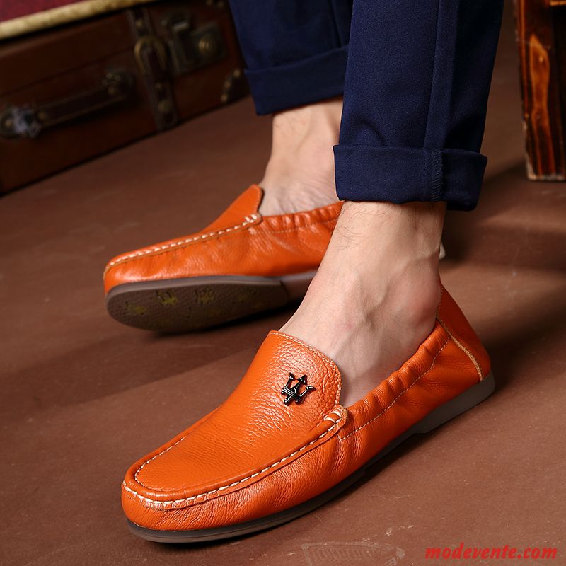 Mode Mocassins Homme Pas Cher Blé Marron Mc23433