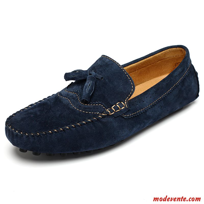 Pantoufle Mocassin Homme Kaki Écarlate Mc23580