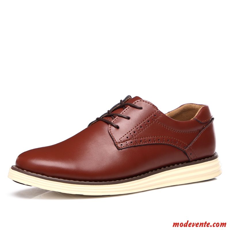 Pas Cher Homme De Vente De Chaussures Ivoire Marron Mc23953