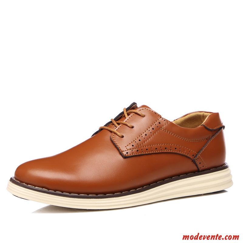 Pas Cher Homme De Vente De Chaussures Ivoire Marron Mc23953