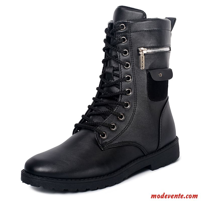 Promo Chaussures De Bottes Homme Beige Ivoire Mc22084