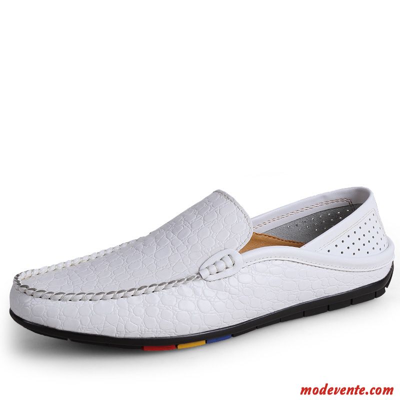 Promotion Chaussures De Ville Homme Rosybrown Blanc Mc24040