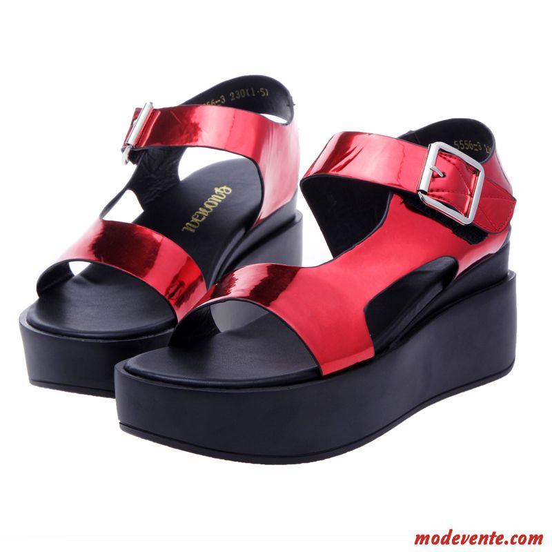 Sandales Femme Confort Pas Cher Violet Pensée Mc27350