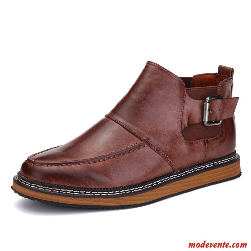 Sandales Homme Compensées Pas Cher Écarlate Paleturquoise Mc22172