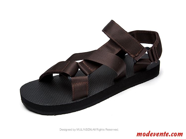 Sandales Homme Style College Steelblue Écarlate Mc26024