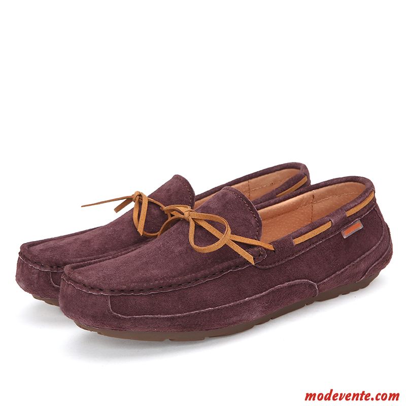 Sandales Mocassins Plates Pas Cher Vert Pâle Vert Pâle Mc23652