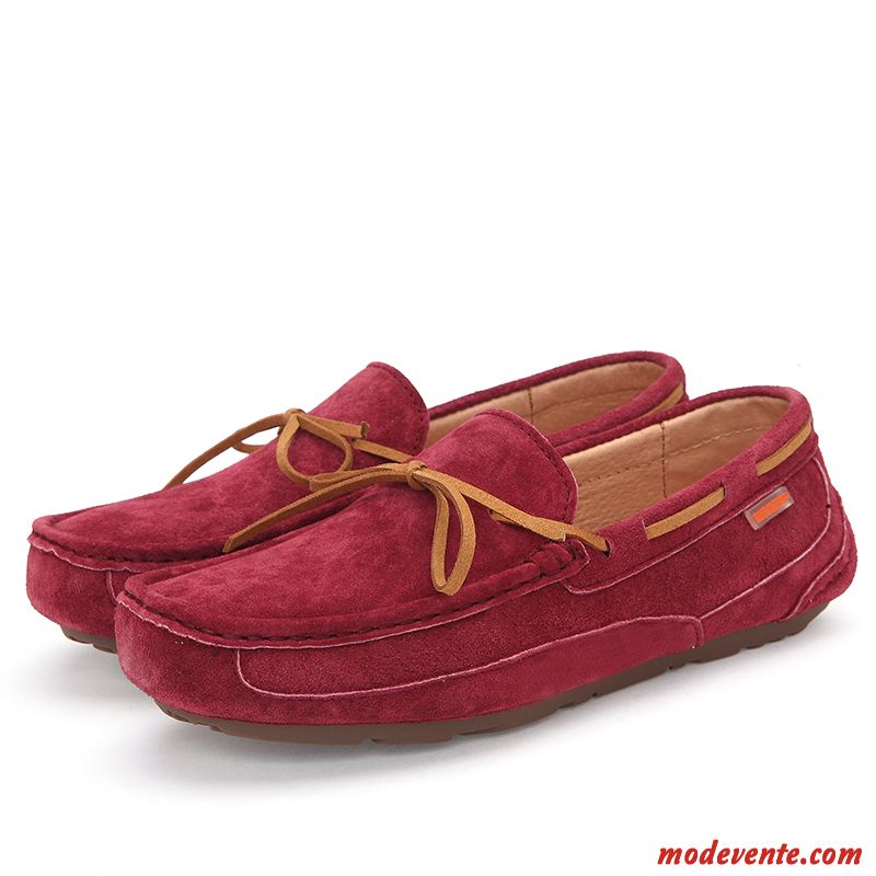 Sandales Mocassins Plates Pas Cher Vert Pâle Vert Pâle Mc23652