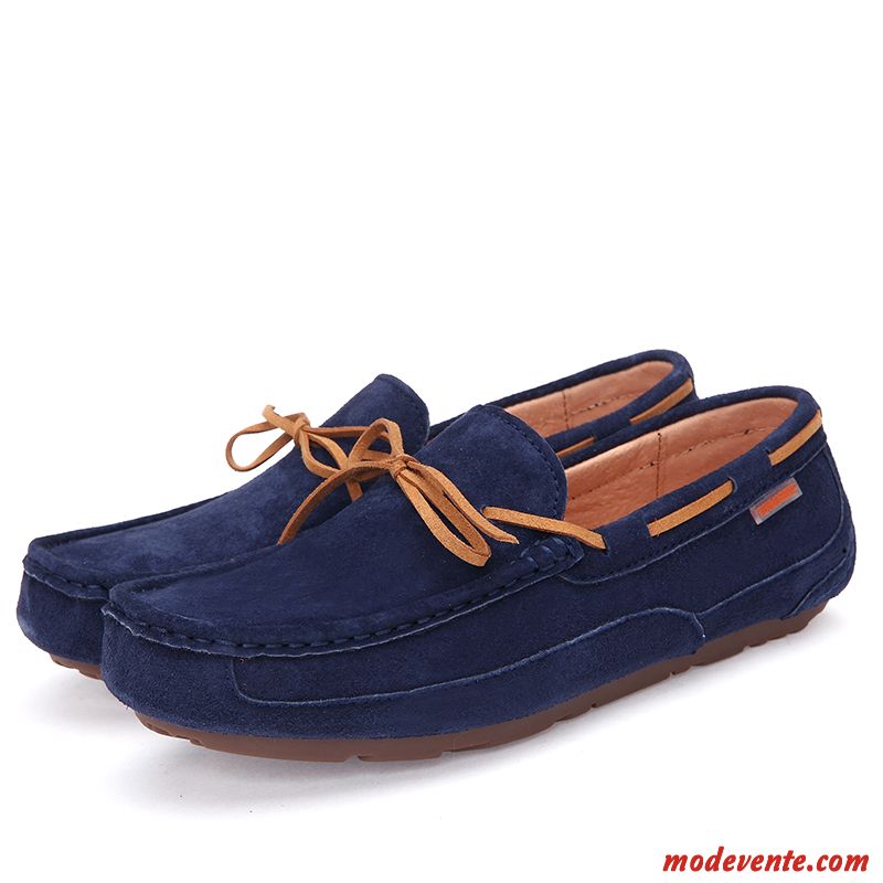 Sandales Mocassins Plates Pas Cher Vert Pâle Vert Pâle Mc23652