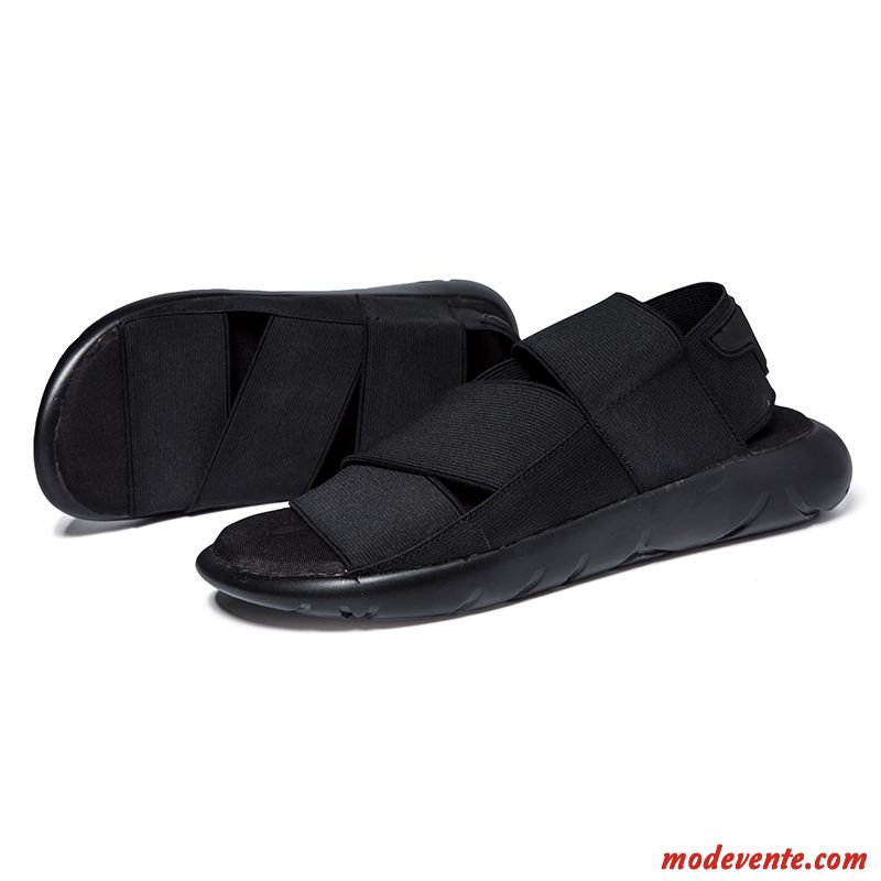 Sandales Noir Homme Vert Pâle Kaki Mc26090