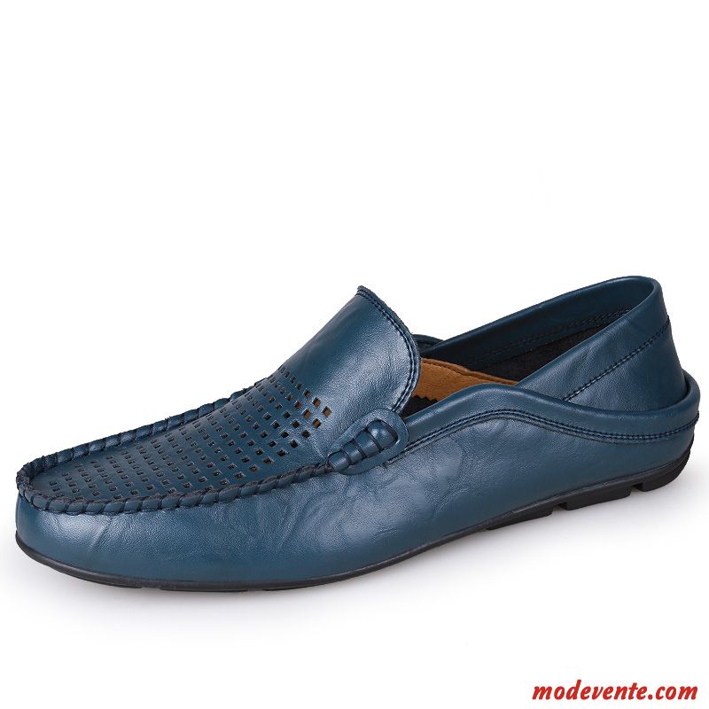 Soldes Chaussures De Ville Homme Poudre Bleue Blanc Mc24097