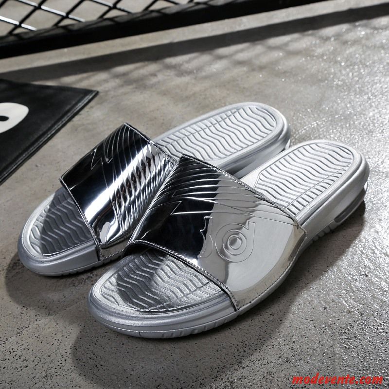 Vente Chaussure En Ligne Chaussons Blanc Bleu Aigue-marine Mc25864
