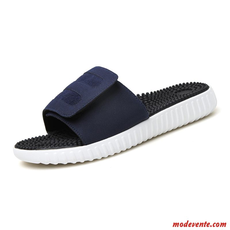 Vente Chaussure En Ligne Chaussons Bleu Ciel Gris Ardoise Mc25755