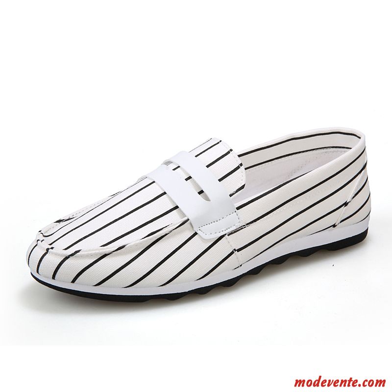 Vente Mocassins Chaussure Pas Cher Bleu Blanc Mc23495