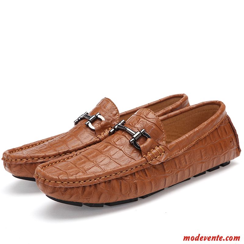 Vente Mocassins Chaussure Pas Cher Tout Blanc Kaki Mc23686
