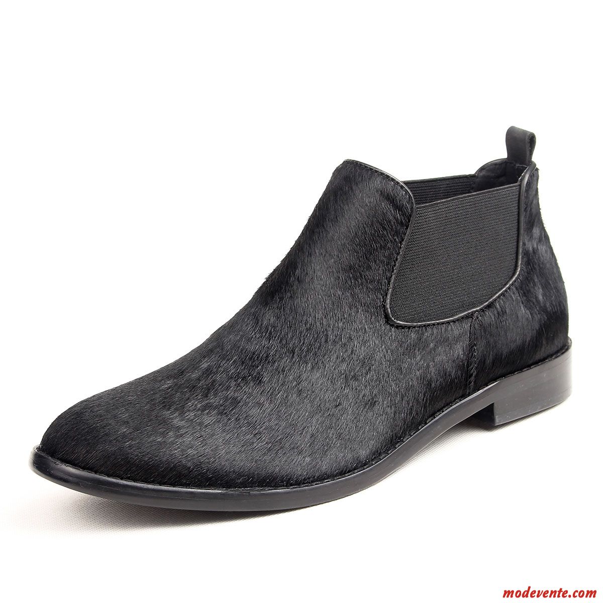 Bottes Homme En Cuir Bottes Martin Tendance De Boîtier Bottes Courtes Angleterre Noir