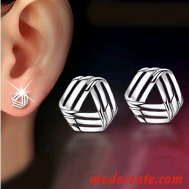 Boucles D'oreilles Femme Atmosphère Personnalité Perle Tempérament Pure All-match Argent