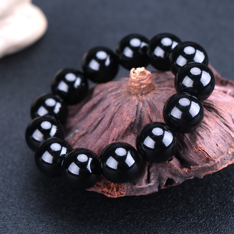 Bracelet Homme Gros Naturel Noir