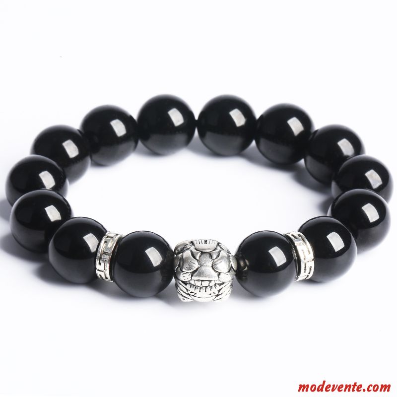 Bracelets Femme Cristal Accessoires Homme Amoureux Modèles Féminins Pure Noir Or