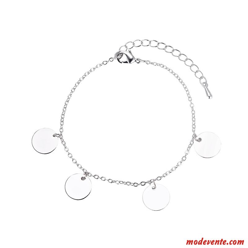 Bracelets Femme Le Nouveau Simple Cadeau Étudiant Cœur Argent