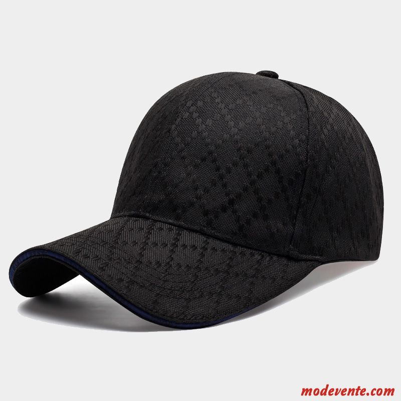 Chapeau Femme Loisir Tendance Casquette Amoureux Homme Été Noir