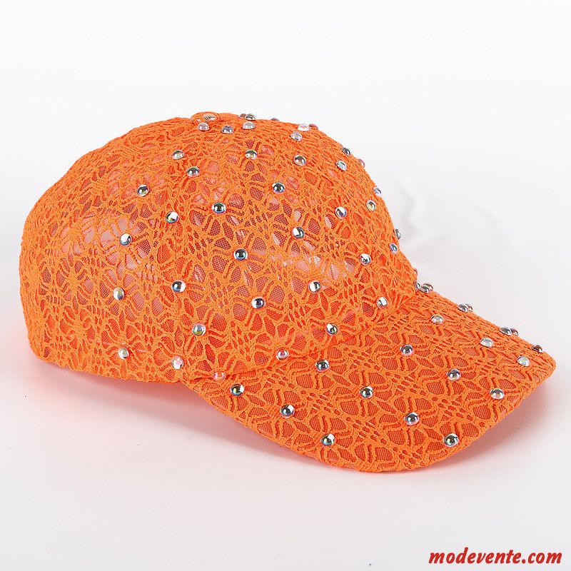 Chapeau Femme Réseau Casquette Dentelle Crème Solaire Hip Hop Tendance